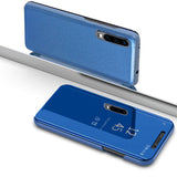 Capa Flip Huawei P30 Clear View Blue
