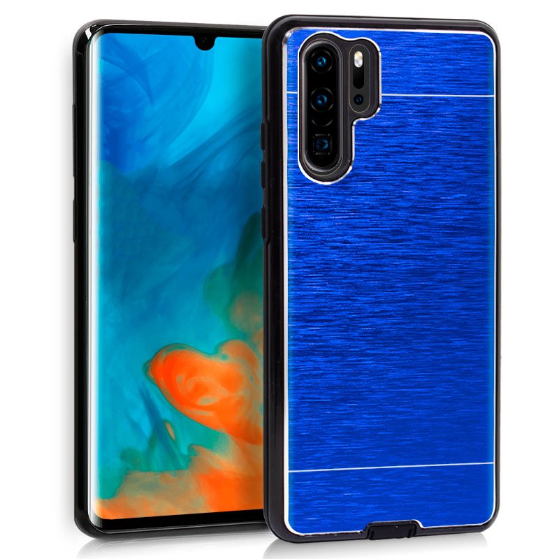 Capa em Alumínio para Huawei P30 Pro Azul
