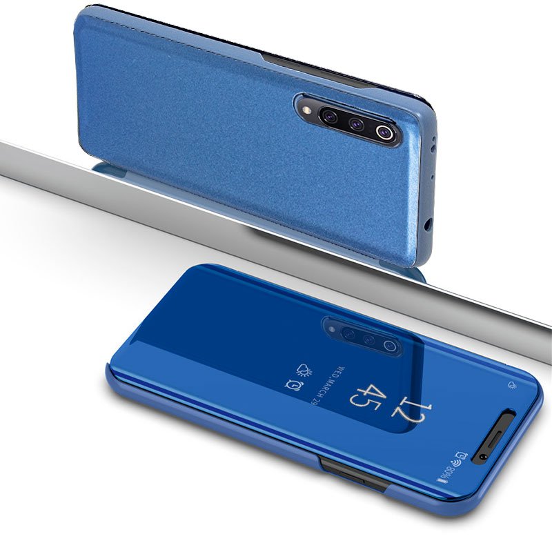 Capa Flip Xiaomi Mi 9 Clear View Blue