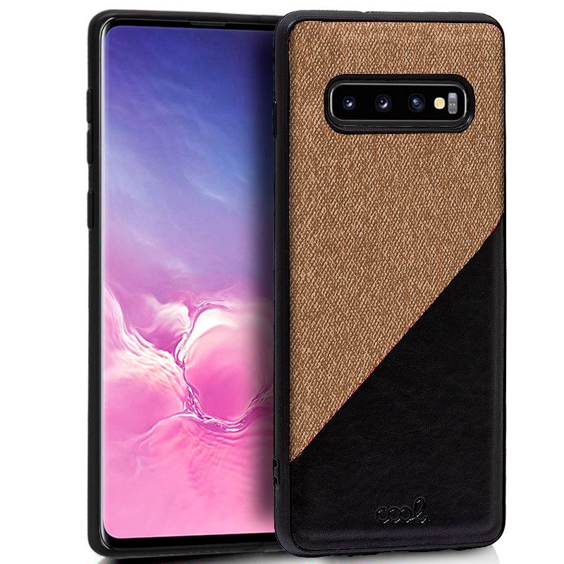 Capa Samsung G973 Galaxy S10 Bicolor Bege