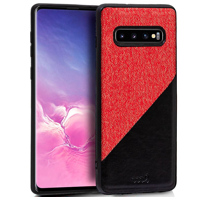 Capa Bicolor Vermelha para Samsung G973 Galaxy S10