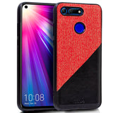 Capa Vermelha Bicolor para Huawei Honor View 20