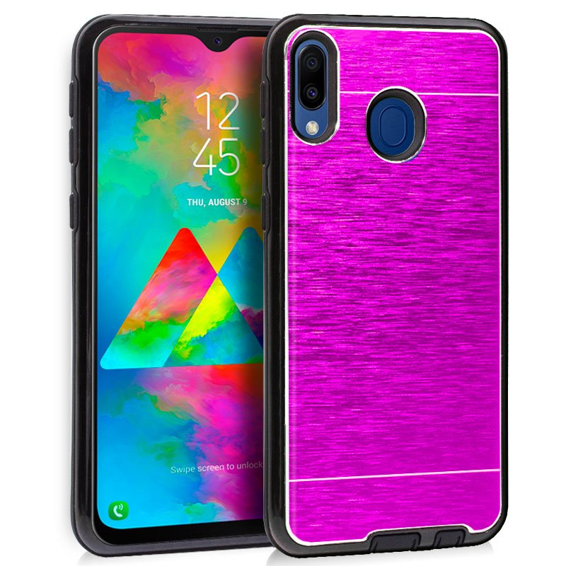 Capa Alumínio para Samsung M205 Galaxy M20 Rosa