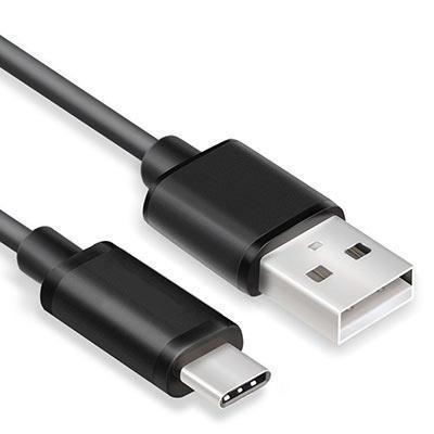 Cabo de Dados USB 2.0 Tipo C Preto
