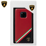 Capa Huawei Mate 20 Pro Lamborghini Couro Vermelho