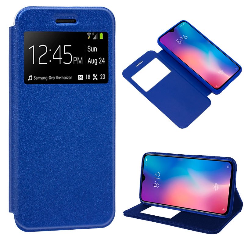 Capa Flip Xiaomi Mi 9 SE Azul Claro