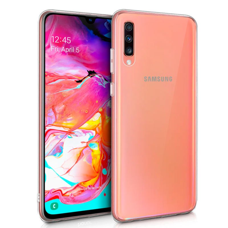 Capa Silicone Samsung A705 Galaxy A70 (Transparente)