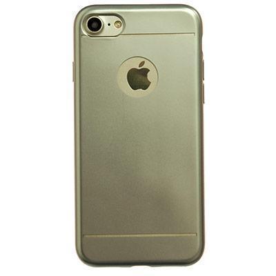 Capa Silicone Gel iPhone 7 / iPhone 8 Matálica Prata
