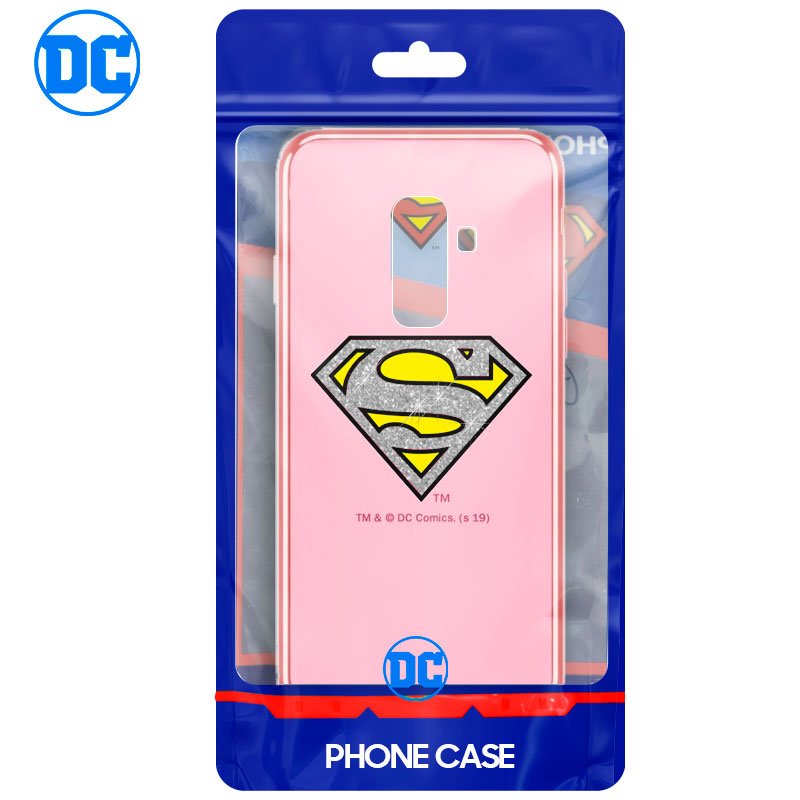 Capa Samsung A605 Galaxy A6 Plus DC Glitter Superman