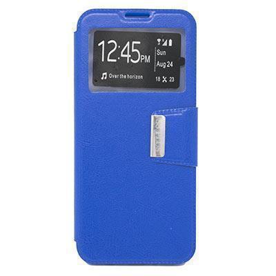 Capa de Pele Samsung Galaxy S8 G950 Livro com Janela S-View Azul