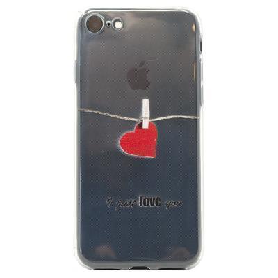 Capa Silicone Gel iPhone SE (2020) / iPhone 7 / iPhone 8 I Just Love You