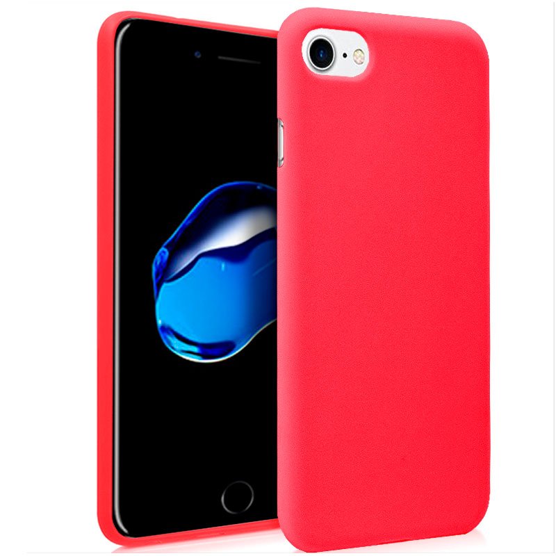 Capa Silicone para iPhone 7/8 / SE (2020) (Vermelho)