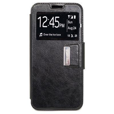 Capa de Pele Huawei P20 Lite Livro com Janela S-View Preto