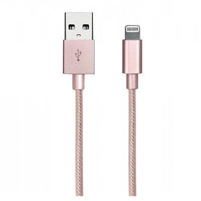 Cabo de Dados Sbs Gold Collection Lightning Apple Mfi para iPhone 5/6/7/8 Ipad Rosa