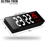 Relógio Digital de Mesa com Despertador e Temperatura