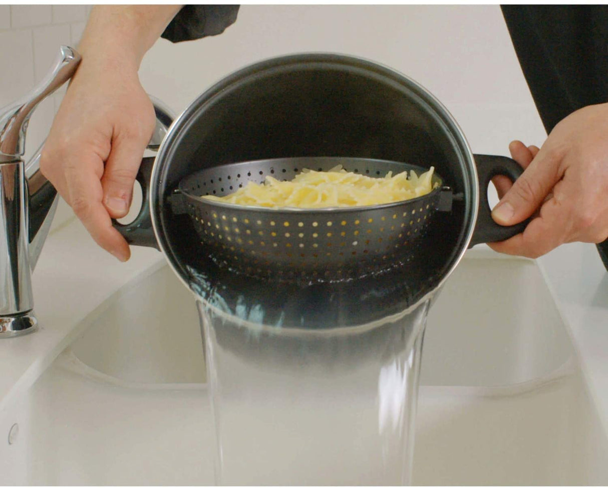 Cooking Pot Magic Panela com Escorredor Giratório Embutido