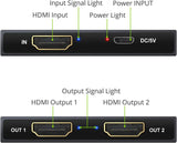Splitter HDMI 1x2 Ultra HD 4K Slim