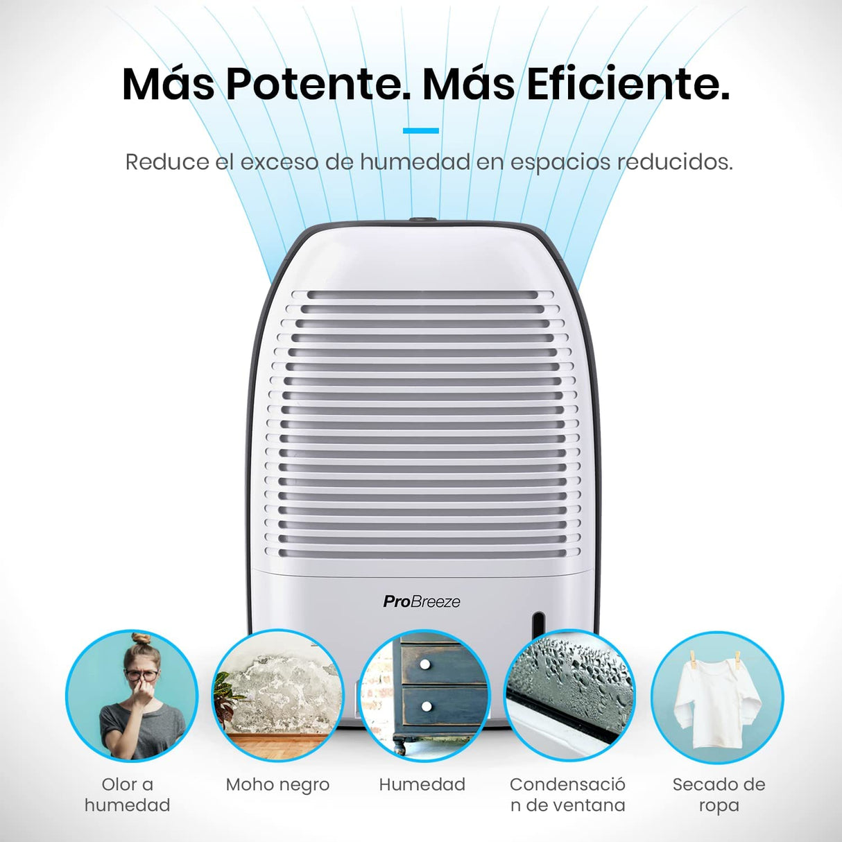 Pro Breeze Desumidificador Premium 1500 ml 20m2