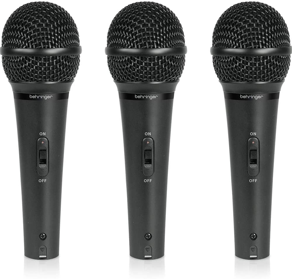 Microfone Behringer XM1800S Ultravoice (Maleta com 3 Microfones)
