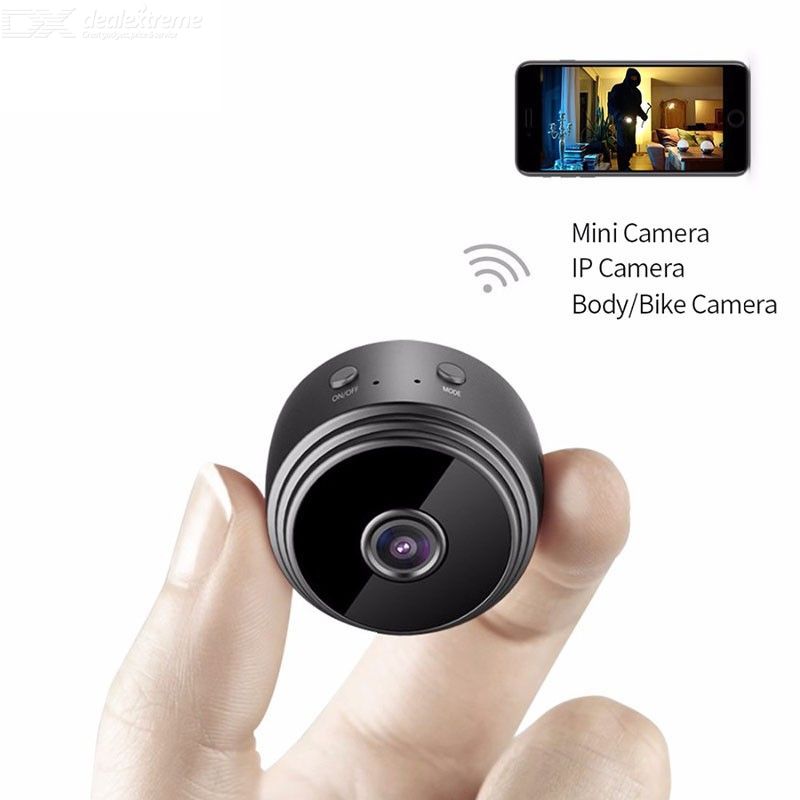 Mini Câmara Espiã WiFi com Visão Noturna