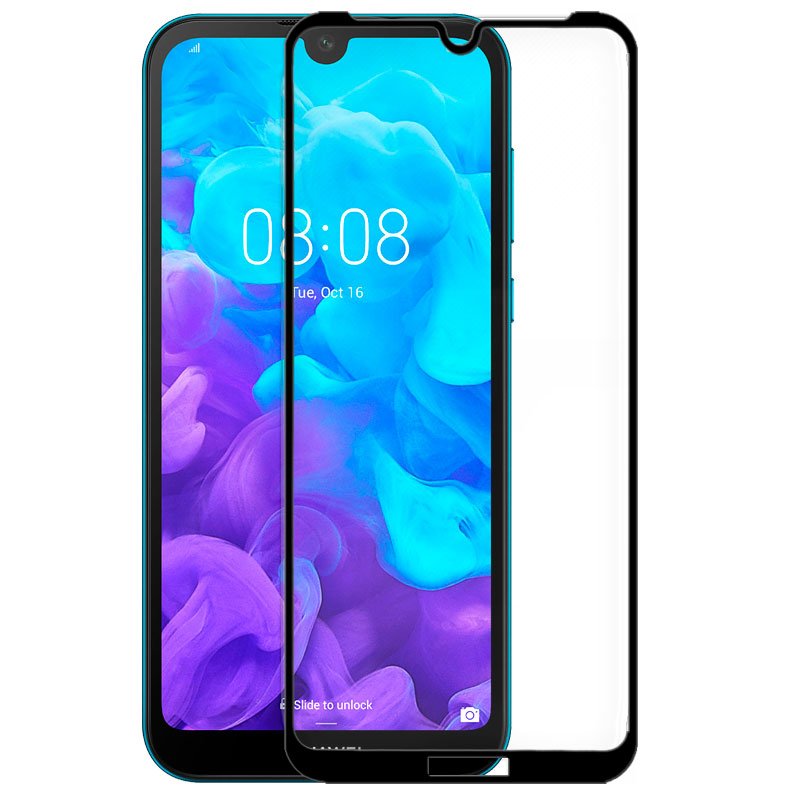 Película Vidro Temperado Huawei Y5 (2019) FULL 3D Black