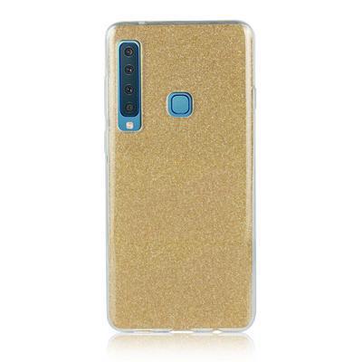 Capa Silicone Gel Samsung Galaxy A9 Brilho Dourado