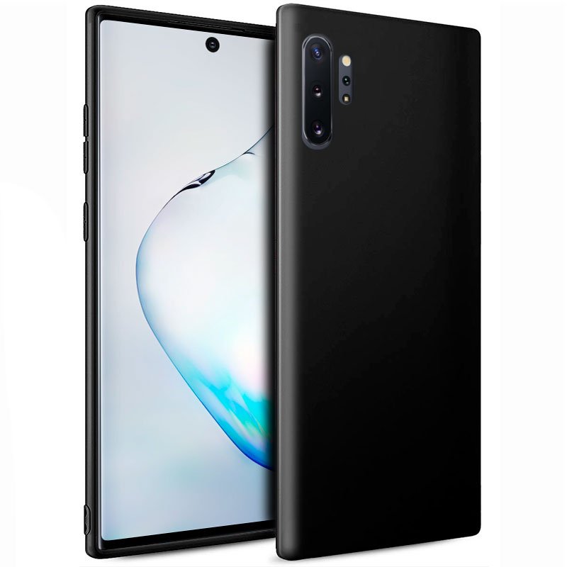 Capa Silicone para Samsung N975 Galaxy Note 10 Plus (Preto)