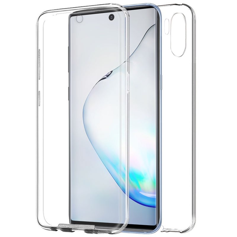 Capa silicone 3D para Samsung N975 Galaxy Note 10 Plus (transparente + traseira)
