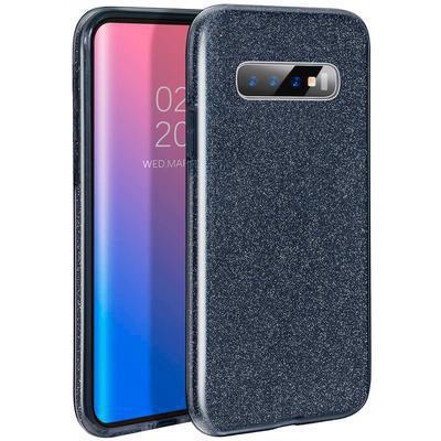 Capa Silicone Gel Samsung Galaxy S10+ Brilho Preto