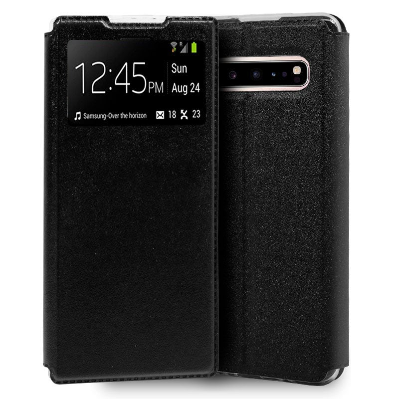 Capa Flip Samsung G977 Galaxy S10 5G Smooth Black