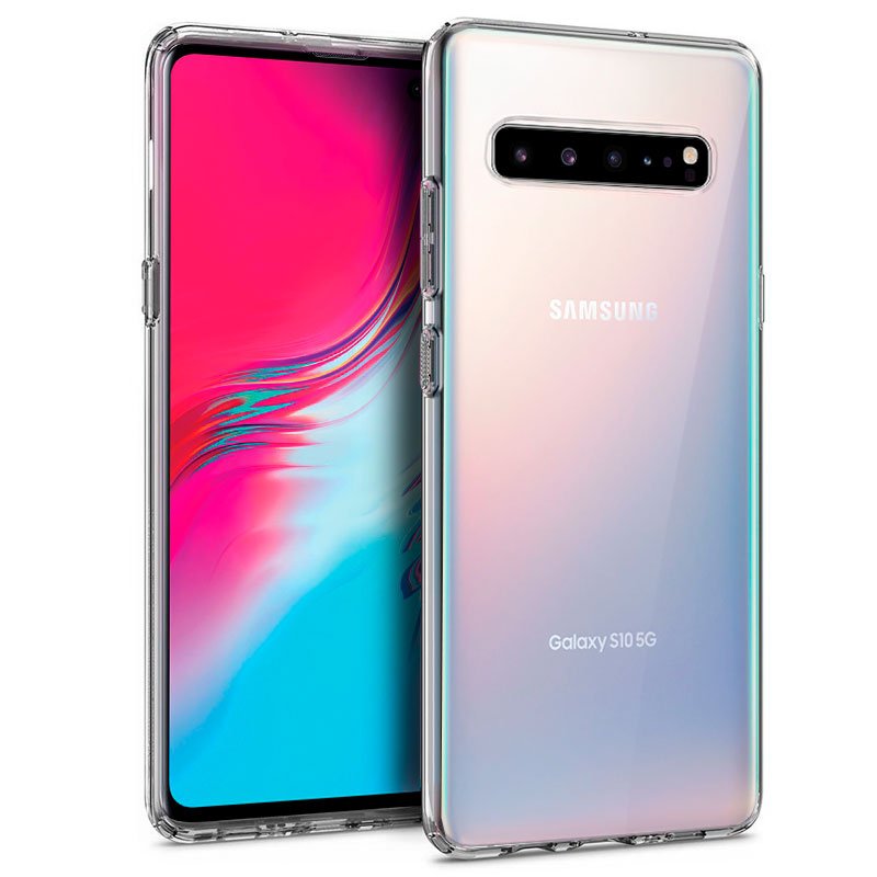 Capa silicone Samsung G977 Galaxy S10 5G (transparente)