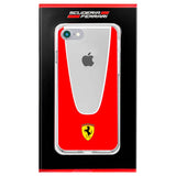 Capa IPhone 7/8 / SE (2020) Ferrari Linha Vermelha Transparente