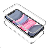 Capa silicone 3D para iPhone 11 (frente e verso transparentes)