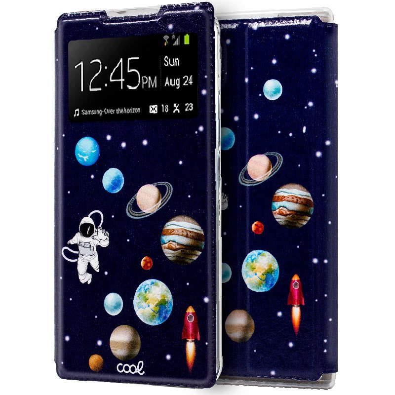 Capa Flip Cover Samsung N970 Galaxy Note 10 Astronauta