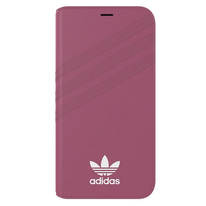Capa Flip Cover iPhone X / iPhone XS Adidas Pink