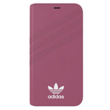 Capa Flip Cover iPhone X / iPhone XS Adidas Pink