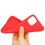 Capa silicone para iPhone 11 Pro Max (vermelho)