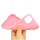Capa silicone para iPhone 11 Pro Max (rosa)