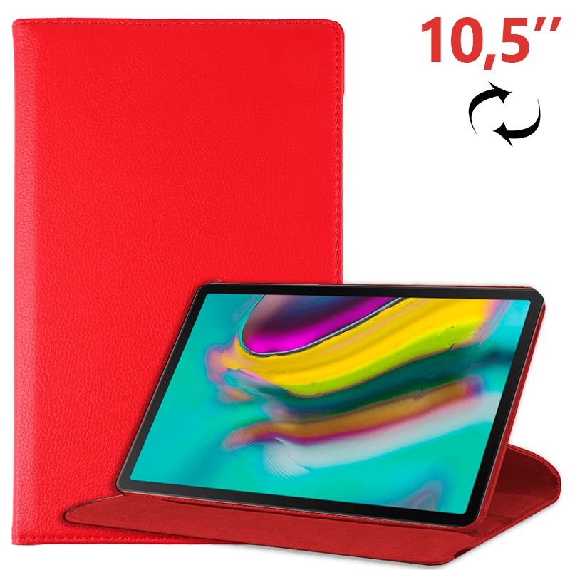 Capa Couro para Samsung Galaxy Tab S5e T720 / T725 Vermelho 10,5 "