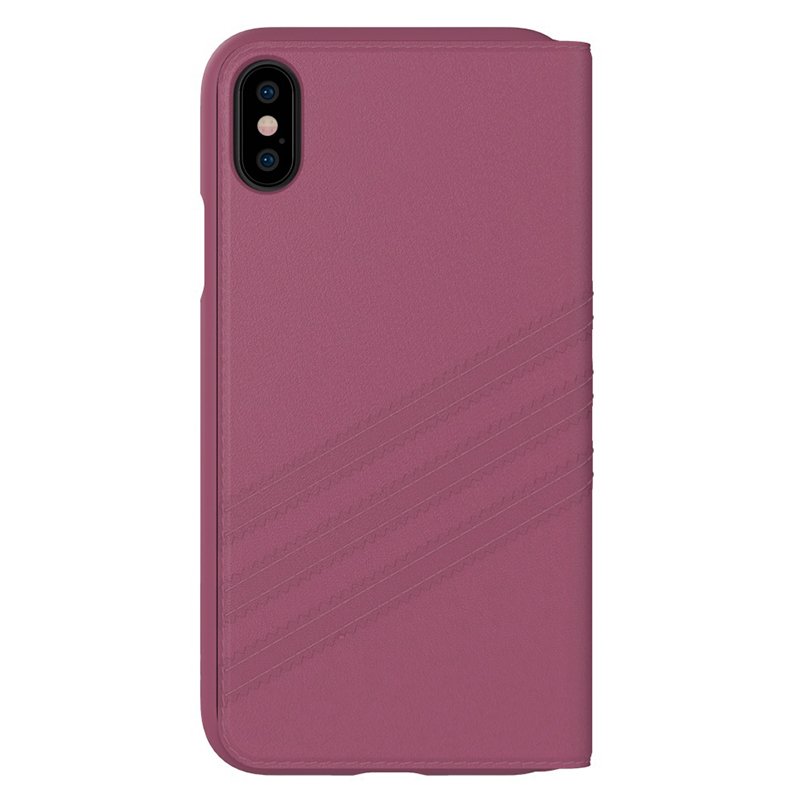 Capa Flip Cover iPhone X / iPhone XS Adidas Pink
