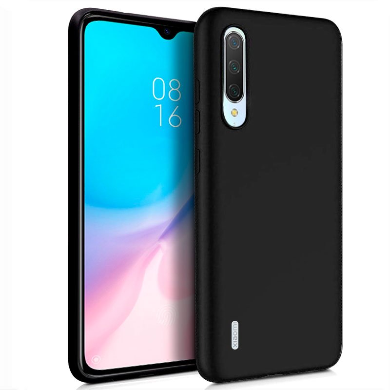 Capa Silicone para Xiaomi Mi 9 Lite (Preto)