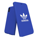 Capa Flip Cover iPhone X / iPhone XS Adidas Blue