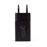 Carregador 1 x USB 2.1 A Black