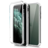 Capa silicone 3D para iPhone 11 Pro Max (frente e verso transparentes)