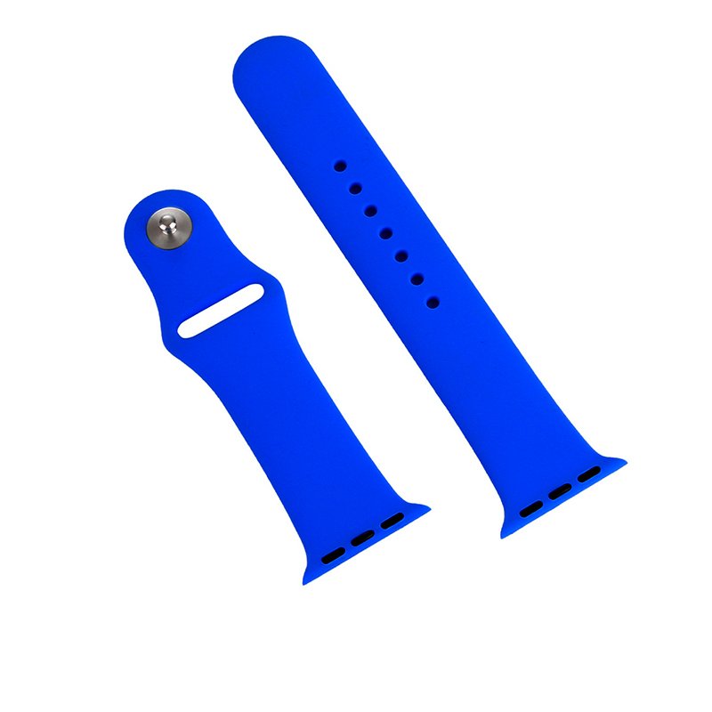 Bracelete Apple Watch Series 1/2/3/4/5 (38 / 40mm) Azul Silicone