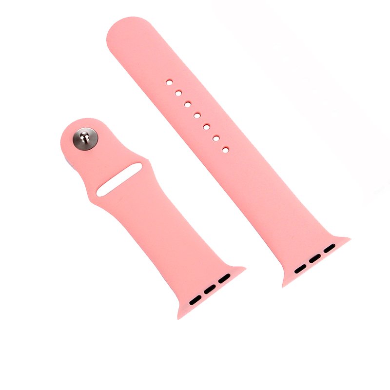 Bracelete Apple Watch Series 1/2/3/4/5 (42 / 44mm) Rosa Silicone