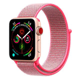 Bracelete COOL Nylon para Apple Watch Series 42/44 Mm - Rosa