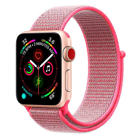 Bracelete COOL Nylon para Apple Watch Series 42/44 Mm - Rosa