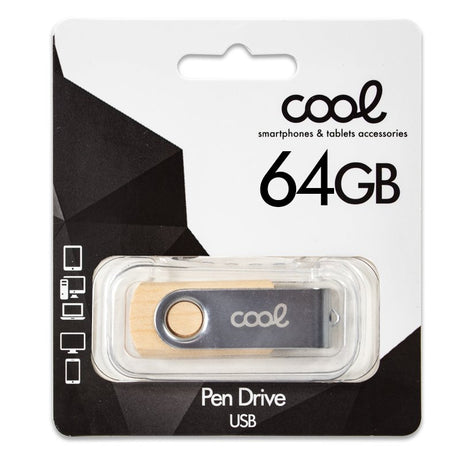 Pen Drive USB x64 GB 2,0 COOL Madeira
