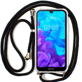 Capa Huawei Y5 2019 Anti Choque Preto com Cordão